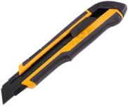 Ніж будівельний сегментований Tolsen Профі, 18мм, корпус з ABS-пластику та термопластикової гуми