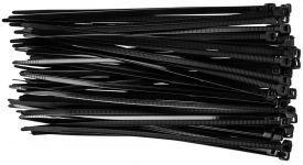 Хомут-стяжка Neo Tools, пластик, 4.8x200мм, чорний, 75шт