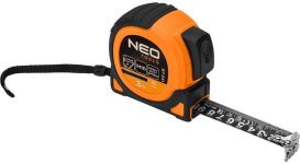 Рулетка Neo Tools Super Black, 3мx16мм, з фіксатором змотування, магніт