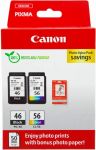 Комплект Canon No.46: Картридж Canon PG-46Bk/CL-56 кольор. Value Pack