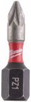 Біти Milwaukee Shockwave, набір 2шт, PZ1х25мм