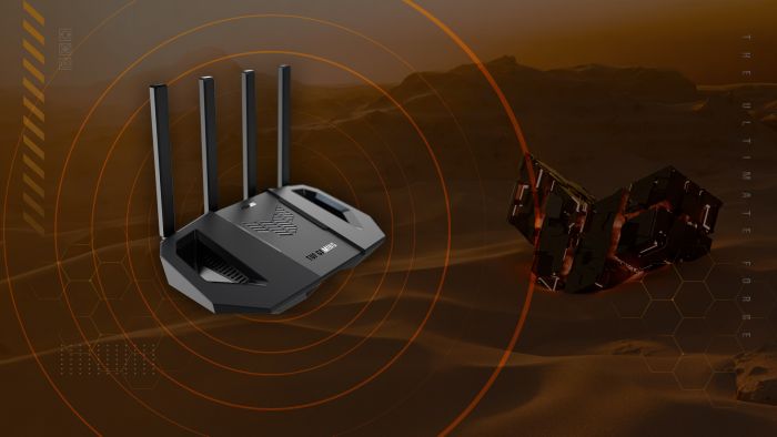 Маршрутизатор ASUS TUF-BE3600 BE3600, 4xGE LAN, 2,5xGE WAN, 1xUSB3.2, MESH