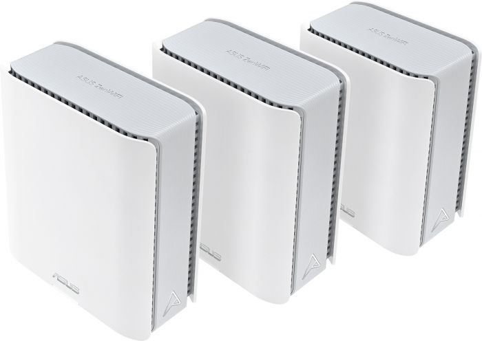 Система WiFi-Mesh ASUS ZenWiFi BT10 BE18000, 1x10GE LAN, 1xGE WAN/LAN, 1x10GE LAN, 1xUSB 3.0, 3мод, білий