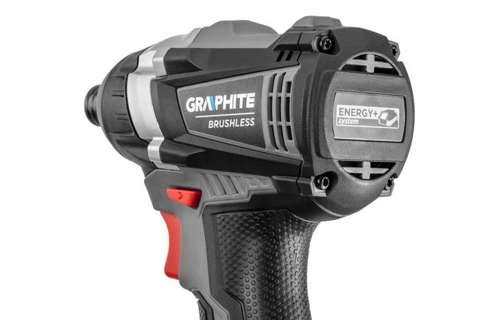 Гайковерт ударний GRAPHITE Energy+ 18В безщітковий 2700об·хв 200Нм 3 швидкості 1.2кг без АКБ та ЗП