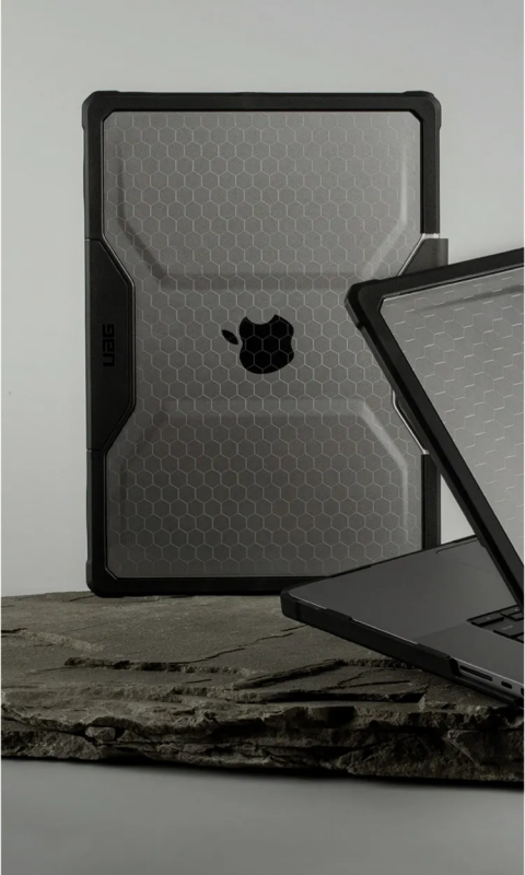 Чохол UAG для MacBook Air 15"(2023-2024), Plyo, Ice/Black