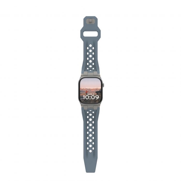 Ремінець UAG для Apple Watch Ultra 2/Ultra-49-45-44-42mm, Monarch, Cloud Blue/Titanium