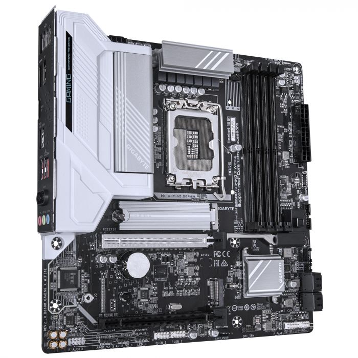 Материнська плата GIGABYTE B860M GAMING X WIFI6E s1851 B860 4xDDR5 M.2 Wi-Fi BT HDMI DP Type-C mATX