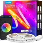 Стрічка світлодіодна розумна Govee H612C Strip Light S With Protective Coating, 10м, RGBICW, WI-FI/Bluetooth, білий