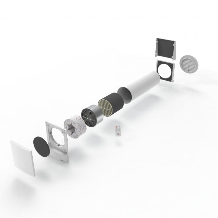 Рекуператор Ventoxx Harmony 0,5м пульт дистанційного керування LED-індикація пластикова решітка