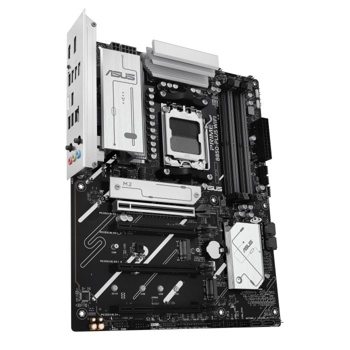 Материнcька плата ASUS PRIME B850-PLUS WIFI sAM5 B850 4xDDR5 M.2 HDMI DP WiFi BT ATX