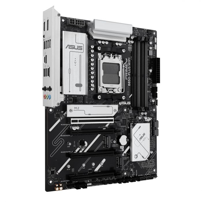 Материнcька плата ASUS PRIME B850-PLUS WIFI sAM5 B850 4xDDR5 M.2 HDMI DP WiFi BT ATX