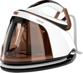 Праска-парогенератор Sencor, 3000Вт, 1500мл, паровий удар -430гр, постійна пара - 160гр, Anti-calc, керам. підошва, біло-коричневий
