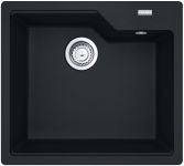 Мийка кухонна Franke Urban фраграніт, прямокут., без крила, 560х500х230мм, чаша - 1, врізна, чорний