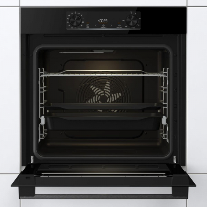 Комплект Gorenje (духовка електрична BOS6737E06BG + поверхня індукційна GI6401BSC), 743032, чорн