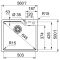 Мийка кухонна Franke Urban фраграніт, прямокут., без крила, 560х500х230мм, чаша - 1, врізна, бежевий
