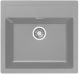 Мийка кухонна Franke Sirius тектонайт, прямокут., без крила, 560х530х200мм, чаша - 1, врізна, сірий граніт