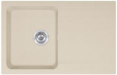 Мийка кухонна Franke Orion OID тектонайт, прямокут., з крилом, 780х500х180мм, чаша - 1, врізна, бежевий