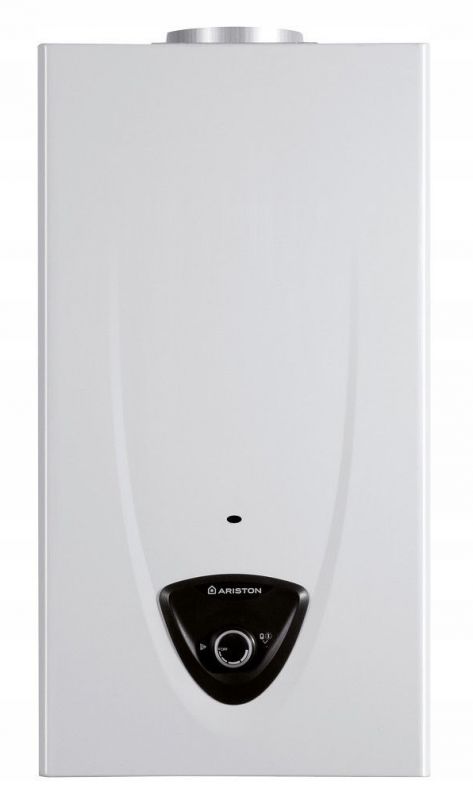 Газова колонка Ariston FAST EVO ONT B 11 NG UA 11л/хв. 19кВт регулювання потужності розпалювання від батарейок