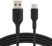 Кабель Belkin USB-A > USB-C заряджання/синхронізації 15Вт, 2м, PVC, чорний
