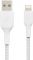 Кабель Belkin USB-A > Lightning заряджання/синхронізації 12Вт, 2м, плетений, білий