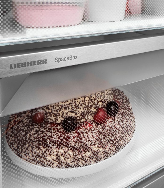 Холодильник Liebherr SBS, 185.5x119.4х67.5, холод.відд.-398л, мороз.відд.-271л, 2дв., A++, NF, диспл внутр., білий