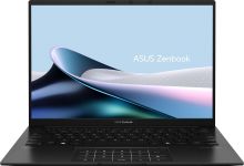 Ноутбук ASUS Zenbook 14 UM3406KA-QD149W 14" WUXGA OLED, AMD AI 7 350, 32GB, F1TB, UMA, Win11, Чорний