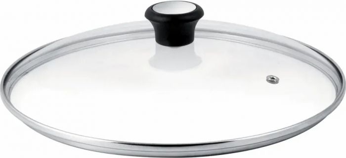 Сковорода з кришкою Tefal Day by Day, 20см, з кришкою, алюміній, бакеліт, скло, чорний