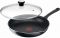 Сковорода з кришкою Tefal Day by Day, 24см, з кришкою, алюміній, бакеліт, скло, чорний