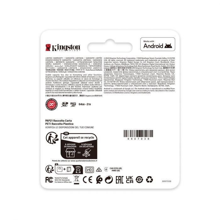 Карта пам'яті Kingston SD  256GB C10 UHS-I U3 V30 R200/W160MB/s