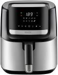 Мультипіч Sencor Vita Fryer, 1600Вт, чаша-6,5л, сенсорне керув., 10 програм, пластик, нерж. сталь-чорний