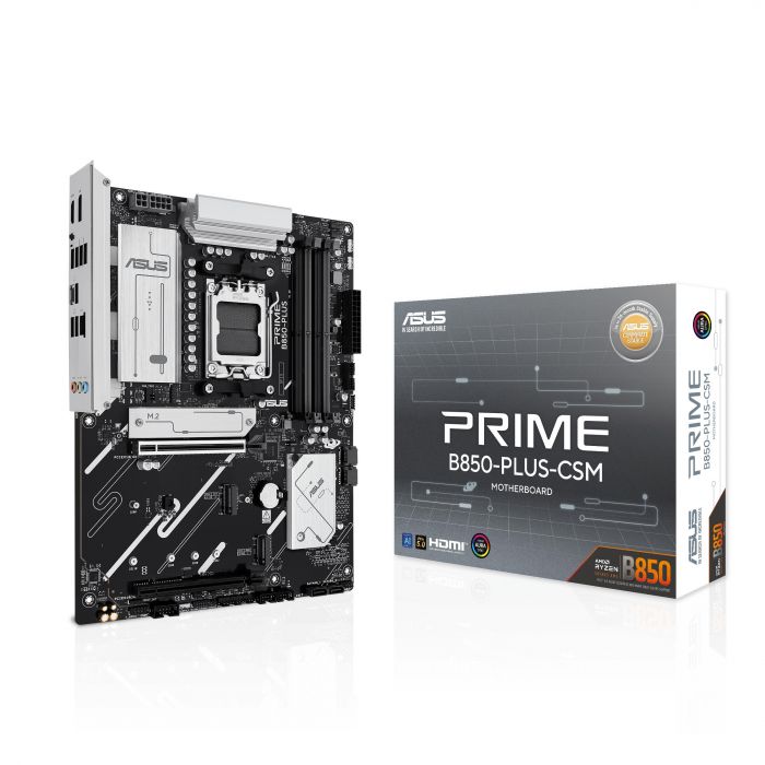Материнcька плата ASUS PRIME B850-PLUS-CSM sAM5 B850 4xDDR5 M.2 HDMI DP ATX CSM