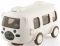 Пляшка для води ARDESTO Bear Bus 500мл, пластик, білий