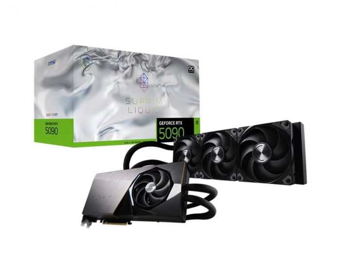 Відеокарта MSI GeForce RTX 5090 32GB GDDR7 SUPRIM LIQUID SOC
