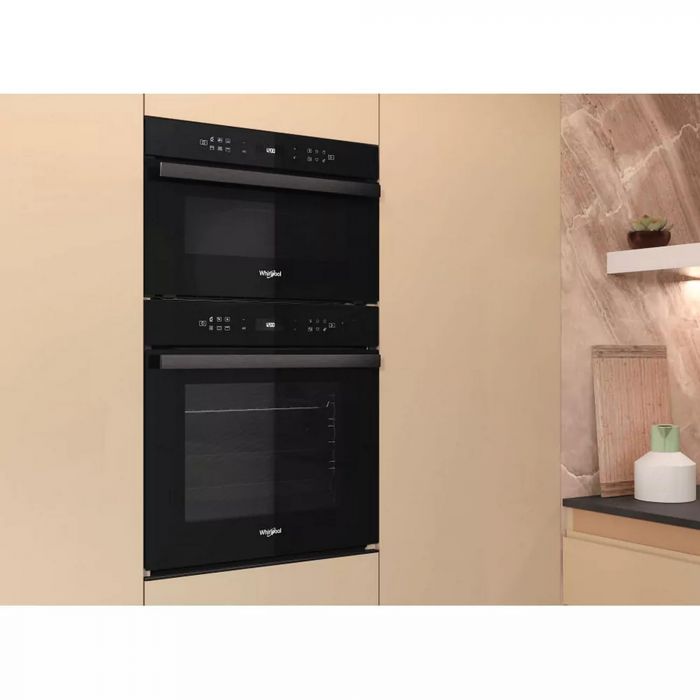 Мікрохвильова піч Whirlpool вбудована, 31л, електронне упр., 1000Вт, гриль, дисплей, чорний