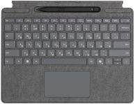 Клавіатура для планшета Surface Pro 8 - 11, Pro X зі стілусом, UKR/ENG, платинова