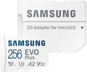 Карта пам'яті Samsung microSD 256GB C10 UHS-I  R130MB/s Evo Plus + SD