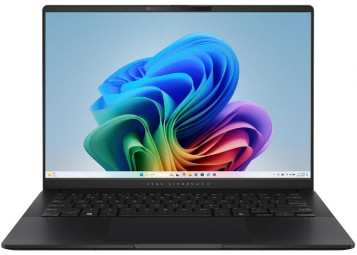 Ноутбук ASUS Vivobook S 14 M5406KA-QD072 14" WUXGA OLED, AMD AI 7 350, 24GB, F1TB, UMA, NoOS, Чорний