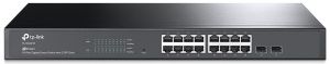 Комутатор TP-LINK TL-SG2218 16x1GE, 2xSFP, WebSmart