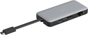 Док-станція DIGITUS USB-C > HDMI/2xUSB-A/USB-C/SD/MicroSD/RJ54, Travel