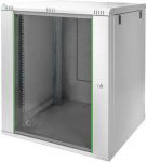 Шафа DIGITUS 19", 16U, Wall Mounting Dynamic Basic, 600x600 мм, 60кг максимально, сіра