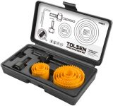 Комплект коронок Tolsen по дереву 11 предметів 19-64 мм