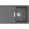 Мийка кухонна Franke Centro, фраграніт, прямокутник, з крилом, 780х500х200мм, чаша - 1, накладна, CNG 611-78, сірий камінь