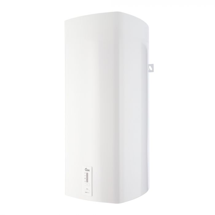 Водонагрівач електр. TIKI слім SuprSD, 80л, 2кВт, сухий тен, електр. кер-ння, C, білий, 700090