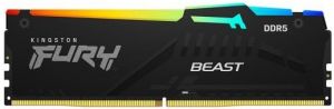 Пам'ять ПК Kingston DDR5 64GB KIT (32GBx2) 6400 FURY Beast RGB XMP