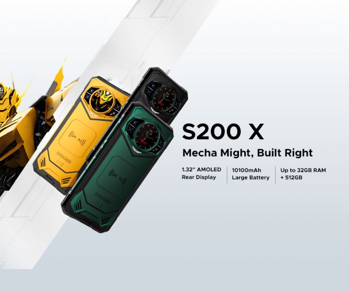 Смартфон Doogee S200X 5G 6.72" 12/512ГБ, 2SIM, 10100мА•год, чорний