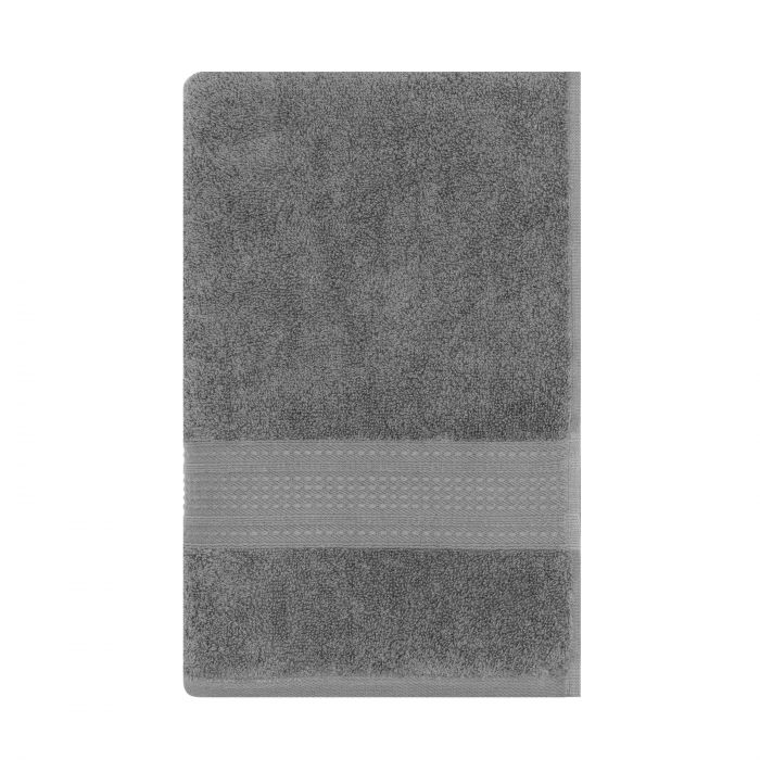 Рушник махровий Ardesto SuperSoft 70х140см, 100% бавовна, сірий