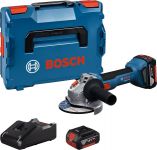 Шліфмашина кутова акумуляторна Bosch GWS 18V-8 125мм 18В 2x5А·год 0-11000об·хв 1.7кг кейс ЗП  GAL 18V-40