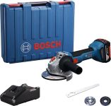 Шліфмашина кутова акумуляторна Bosch GWS 18V-8 125мм 18В 1x4А·год 0-11000об·хв 1.6кг кейс ЗП  GAL 18V-40