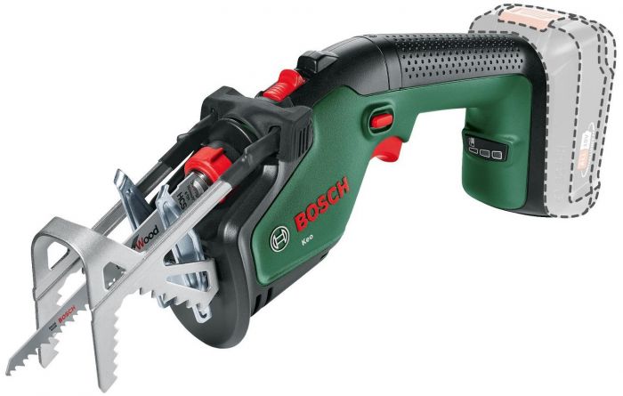 Пила шабельна акумуляторна Bosch KEO 18В пропил 80мм хід 20мм 1.4кг без АКБ і ЗП