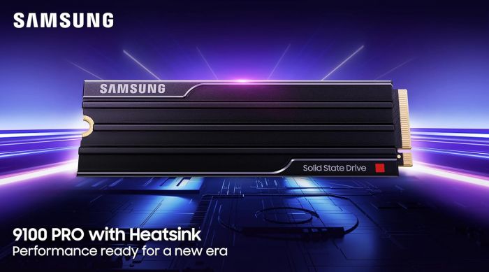 Накопичувач SSD Samsung M.2 1TB PCIe 5.0 9100PRO+ радіатор